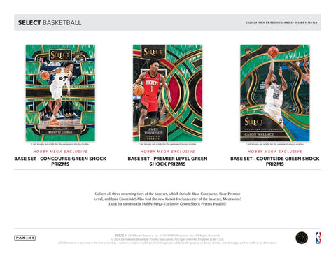 2023-24 Panini Select Basketball Hobby Exclusive Mega Box