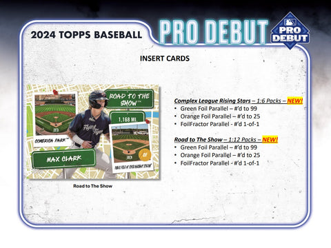 2024 Topps Pro Debut Baseball Jumbo Box Opened Live