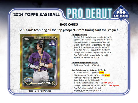 2024 Topps Pro Debut Baseball Jumbo Box Opened Live