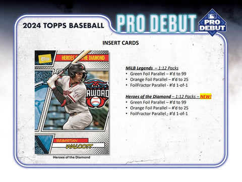 2024 Topps Pro Debut Baseball Jumbo Box Opened Live