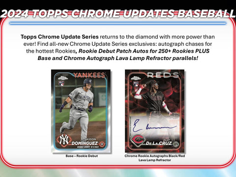 2024 Topps Chrome Update Baseball Hobby Box Opened Live