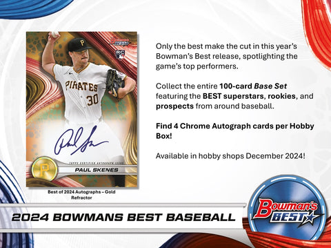 2024 Bowman’s Best Baseball Hobby Box Opened Live