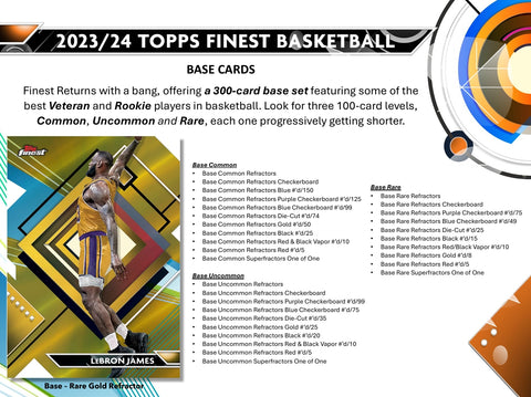 2023-24 Topps Finest Basketball Hobby Box