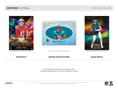 2024 Panini Certified Football Hobby Box Opened Live