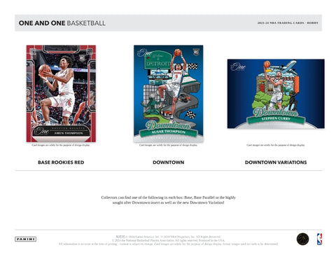 2023-24 Panini One & One Basketball Hobby Box