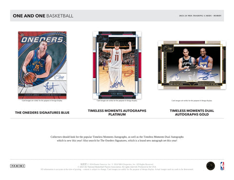 2023-24 Panini One & One Basketball Hobby Box