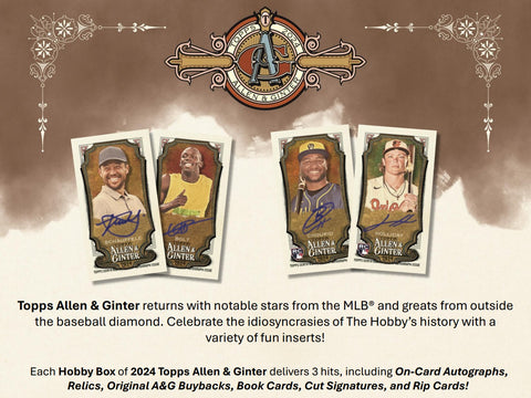 2024 Topps Allen & Ginter Baseball Hobby Box Opened Live