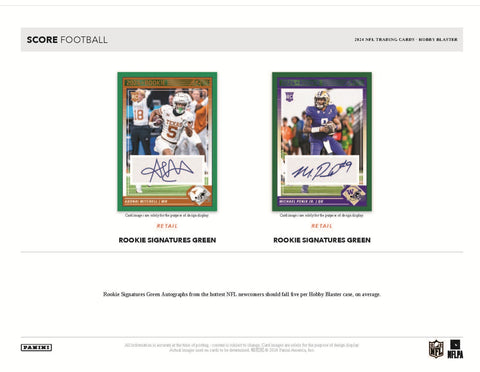 2024 Panini Score Football Hobby Exclusive Blaster Box