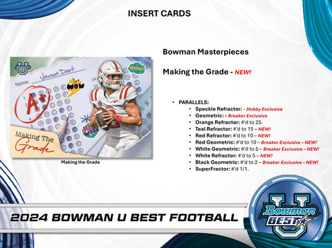 2024 Bowman's Best University Football Hobby Box Opened Live