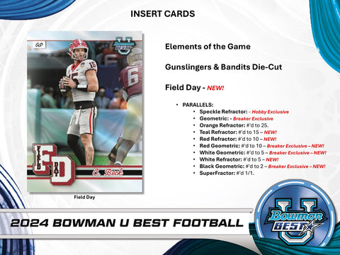 2024 Bowman's Best University Football Hobby Box Opened Live