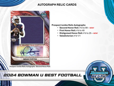 2024 Bowman's Best University Football Hobby Box Opened Live