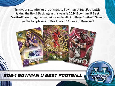 2024 Bowman's Best University Football Hobby Box Opened Live