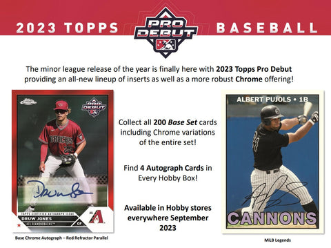 2023 Topps Pro Debut Baseball Hobby Box Opened Live