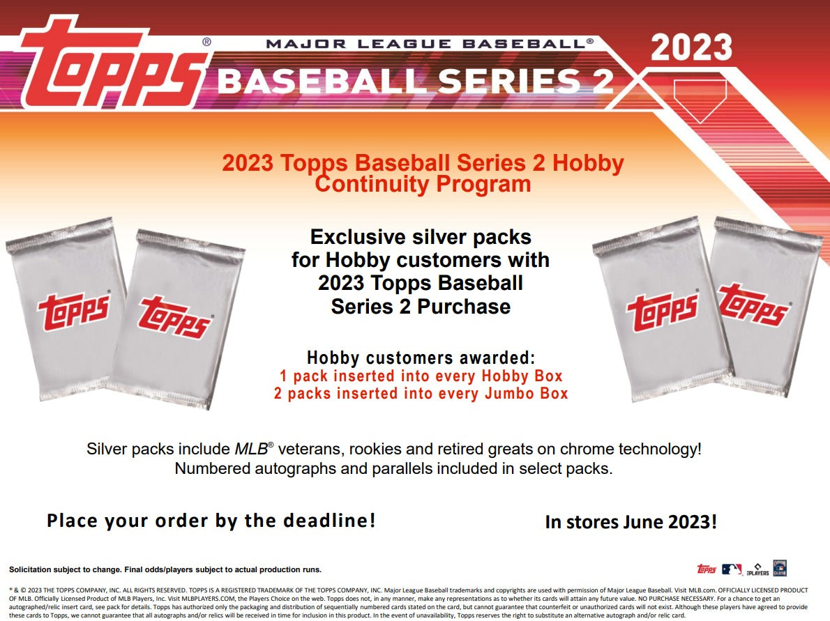 2023 Topps Series 2 Baseball HTA Jumbo Box HOFBC