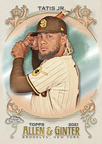 2021 Topps Allen & Ginter Chrome Baseball Hobby Box Opened Live