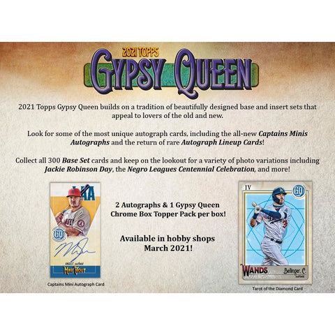 2021 Topps Gypsy Queen Baseball Hobby Box Opened Live